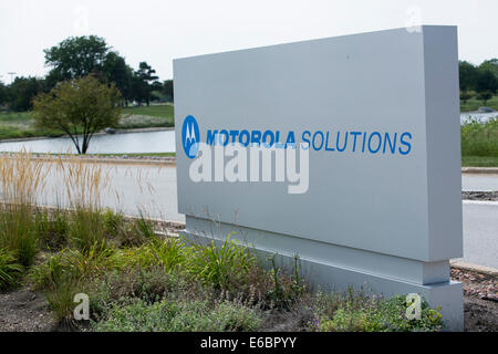 La sede de Motorola Solutions en Schaumburg, Illinois. Foto de stock