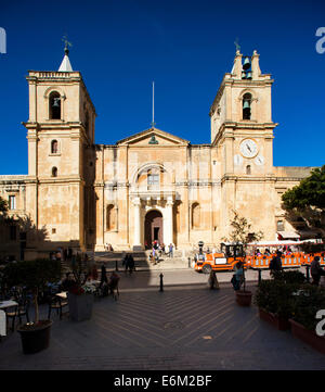 La Valeta, Malta ,St. Johns Co. catedral ,Valletta Foto de stock