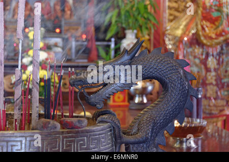 Eng kiong un templo chino, Malang, Java, Indonesia Foto de stock