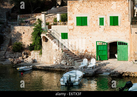Puerto de Cala Figuera, aldea de pescadores, Mallorca, España