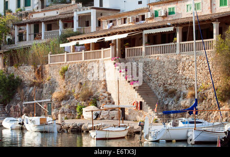 Puerto de Cala Figuera, aldea de pescadores, Mallorca, España