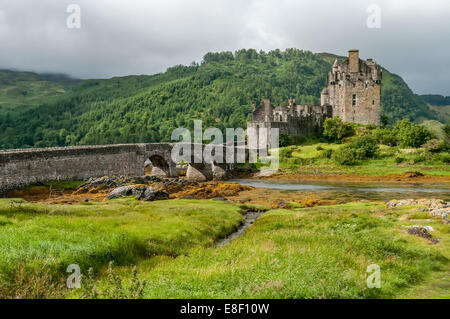 Castillo de Eilean Donan, Escocia Foto de stock