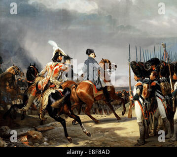 La batalla de Jena el 14 de octubre de 1806. Artista: Vernet, Horace (1789-1863) Foto de stock