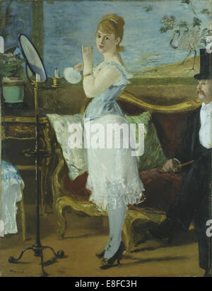 Nana. Artista: Édouard Manet (1832-1883) Foto de stock