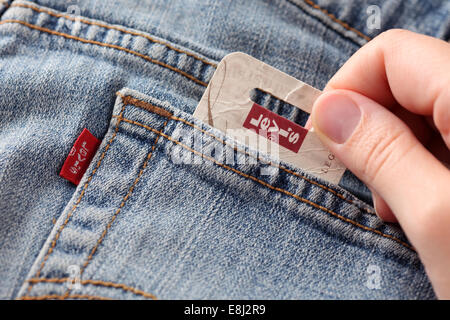 Pair of levis jeans fotografías e imágenes de Alamy