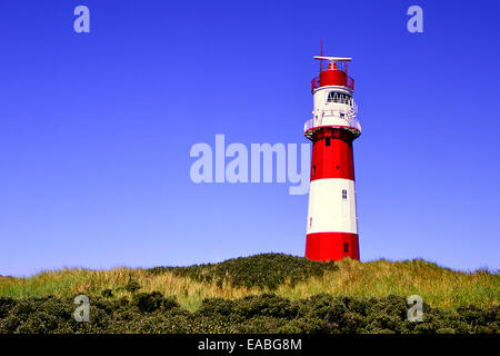 El faro eléctrico de la isla de Borkum, Alemania Foto de stock