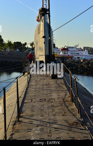 B-427 fue un proyecto 641 (Foxtrot-class) diesel-eléctrico submarino de ataque de la marina soviética y ahora está en Long Beach Los Angeles Foto de stock