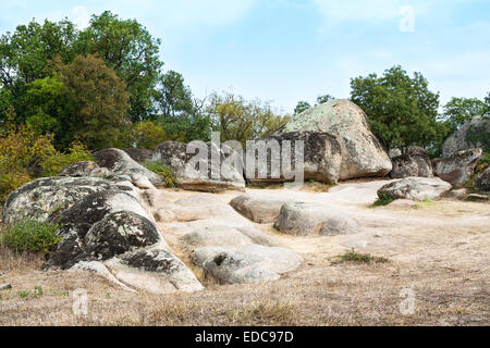 Beglik Tash - rock tracio santuario situado en el sur de la costa del Mar Negro de Bulgaria