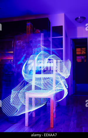 Luz de caprichosas formas de pintura con luz LED stick