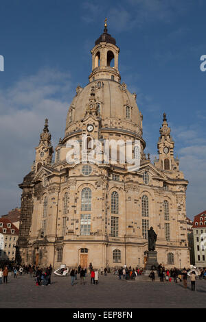 Frauenkirche Dresden Alemania Foto de stock