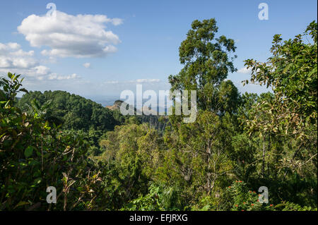 Vista desde las montañas de la Sierra del Escambray, provincia de Cienfuegos, Cuba.