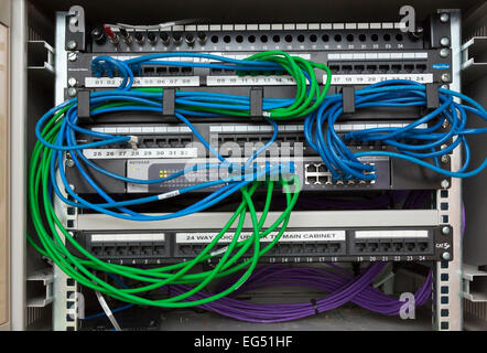 Red Ethernet Switch Netgear gabinete