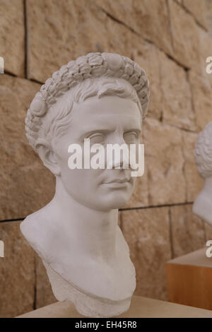 Augusto (63BC-14AD). Fundador del Imperio Romano y primer emperador (27BC-14AD). Busto.