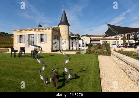 Francia, Gironde, Saint Laurent des Combes, Chateau de Candale Foto de stock