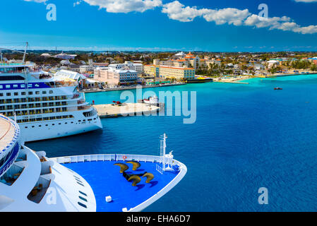 Cruceros a Nassau, Bahamas port Foto de stock