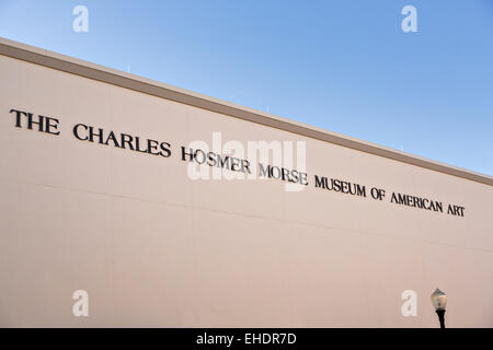 El museo de Charles Hosmer Morse, en el histórico centro de Winter Park, Florida. Foto de stock