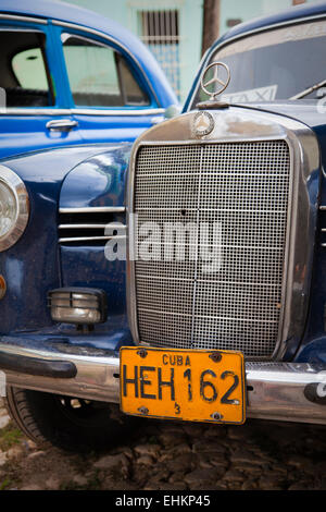 Detalle de coche clásico, Trinidad, Cuba