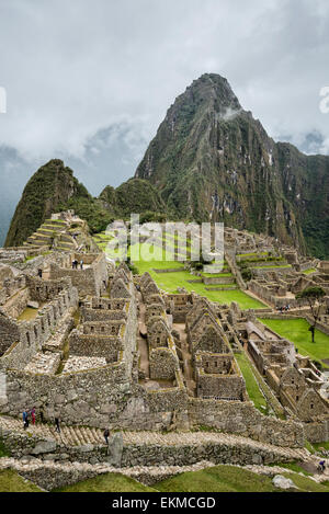 Ruinas incas en Machu Picchu, Perú.