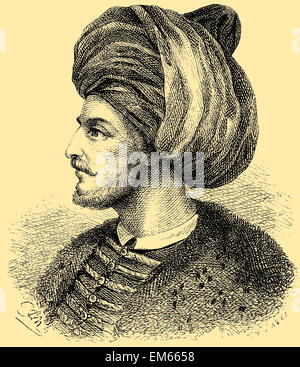 Mehmed II (1432 - 1481), "El Conquistador", Fatih Sultan Mehmet, sultán otomano Foto de stock