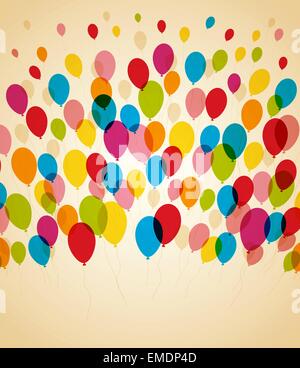 Invitación de fiesta de cumpleaños de 2 años con globos. plantilla de  celebración del segundo aniversario de la tarjeta de felicitación.  ilustración vectorial 6631352 Vector en Vecteezy