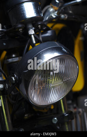 Classic Moto zundapp famel xf-17 lámpara frontal detalle Foto de stock