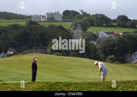 El Club de Golf Royal Portrush en Irlanda del Norte Foto de stock