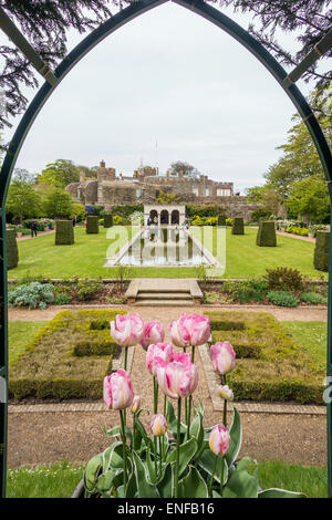 Walmer Castle tratar Jardín English Heritage Kent UK Foto de stock