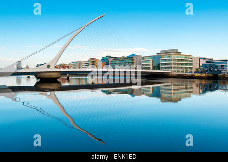 Samuel Beckett, puente sobre el río Liffey, en Dublín, County Dublin, República de Irlanda, Europa