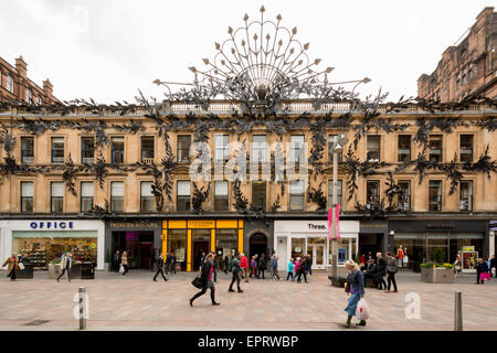 Princes Square shopping center en Buchanan Street, Glasgow, Escocia, Reino Unido