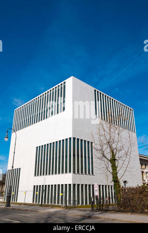 NS-Dokumentationszentrum Nazi, Centro de Documentación, el museo abrió sus puertas en mayo de 2015, Maxvorstadt, Munich, Baviera, Alemania Foto de stock