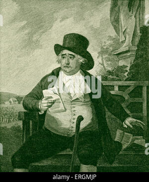 Charles James Fox (1749-1806) fue un político Whig, notable por su oposición a la monarquía absolutista, la trata de esclavos y de su rivalidad política con William Pitt el joven. Foto de stock