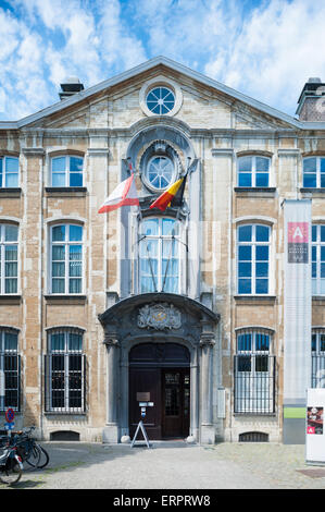 Bélgica, Amberes, entrada al Museo Plantin Moretus y Foto de stock