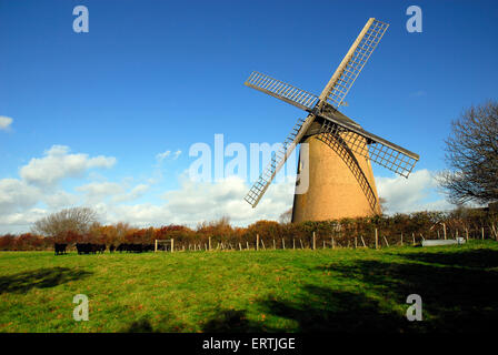 Bembridge Windmill Isle of Wight Inglaterra europa Foto de stock