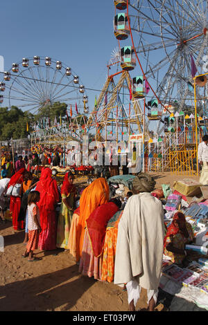 Pushkar Mela ; ; Rajasthan India Foto de stock