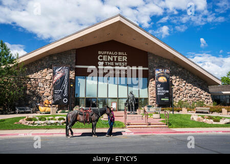 Centro de Buffalo Bill de Occidente, Cody, Wyoming, Estados Unidos, América del Norte Foto de stock