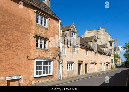 Los edificios históricos, Church Street, Corsham, Wiltshire, Inglaterra, Reino Unido. Foto de stock