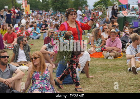 Londres, Reino Unido. El 19 de julio de 2015. País de Lambeth Show 2015 en Brockwell Park, en Londres. Crédito: Ver Li/Alamy Live News Foto de stock