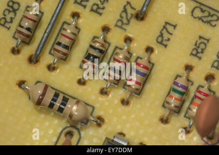 Electrónica, resistencia, resistencias, componentes electrónicos,  resistencia Fotografía de stock - Alamy