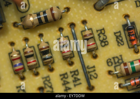 Electrónica, resistencia, resistencias, componentes electrónicos,  resistencia Fotografía de stock - Alamy