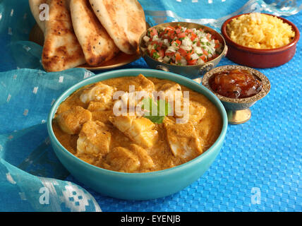 Bengalí indio curry de pescado