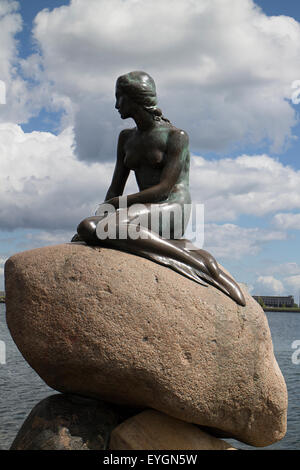 El Mermaid Liittle, Copenhague, Dinamarca Foto de stock