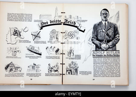 Tercer Reich nazi guía ilustrada para la infraestructura de la Alemania nazi de 1937, Foto de stock