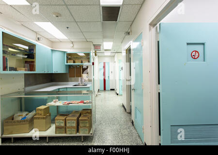 Ontario,Canadá,carpas,Diefenbunker, Canadá es el Museo de la guerra fría,hospital Foto de stock