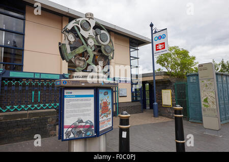 Estación Jewellery Quarter Birmingham UK Foto de stock
