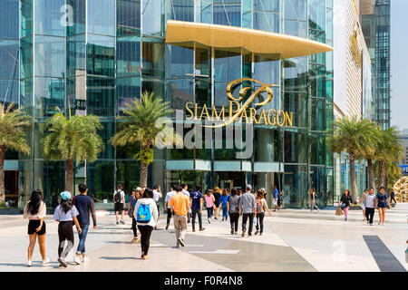 Tailandia, Bangkok, Siam Paragon Shopping Mall Foto de stock