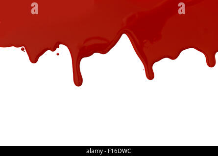 Gotas de sangre y a salpicar.