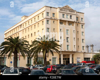 enaguas implícito siete y media Hotel Melilla Puerto, estado de la ciudad autónoma de Melilla en territorio  español en el norte de África, España Fotografía de stock - Alamy