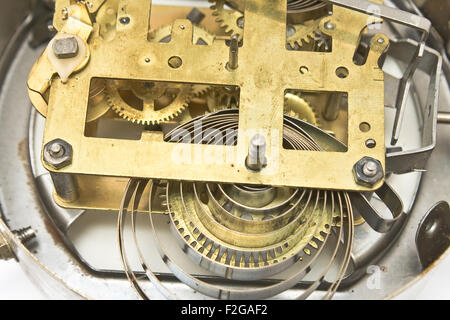Reloj Mecánico Viejo Del Mecanismo Imagen de archivo - Imagen de alarmar,  viejo: 75529953