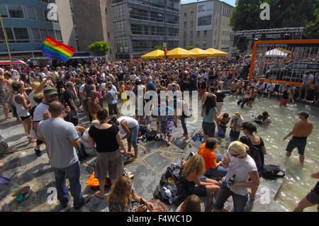 Munich, Christopher Street Day, Gay Parade, Baviera, Alemania, Europa Foto de stock