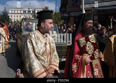 Tesal Nica Grecia Del De Octubre De La Procesi N Del Santo Icono De San Demetrio La